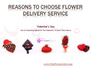Reasons to choose flower delivery service