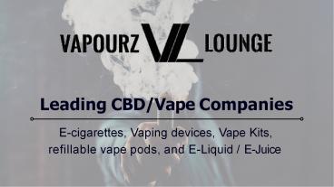 Disposable vape | Vape Kits | Vapourz Lounge