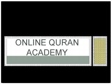 Online Quran Academy