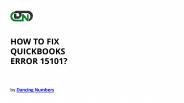 How to Fix QuickBooks Error 15101?