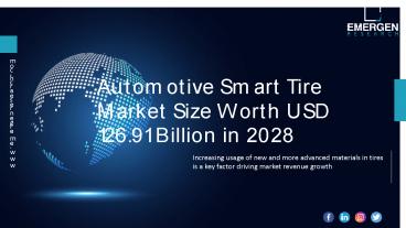 Automotive Smart Tire Market