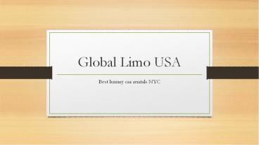 Get the Best luxury vehicle rentals in NYC