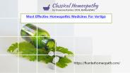 Most Effective Homeopathic Remedies for Vertigo