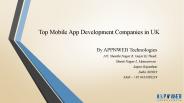 Top Mobile App Development Companies in UK