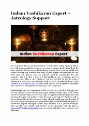 Indian Vashikaran Expert - Astrology Support