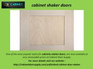 wood shaker doors