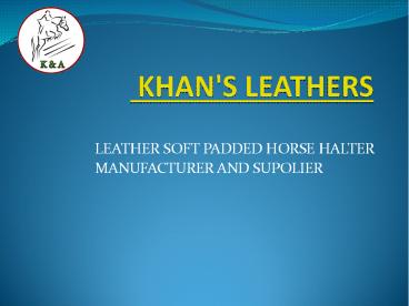 khan leather