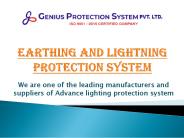 Maintenance Free Chemical Earthing System
