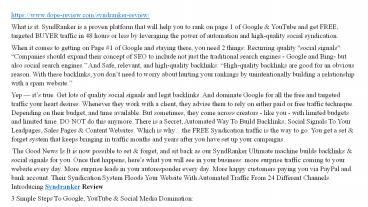 presentation player overlay