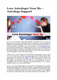 Love Astrologer Near Me - Astrology Support