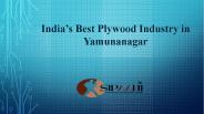 India’s Best Plywood Industry