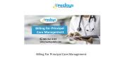 Billing For Principal Care Management