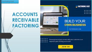 Factoring accounts receivables