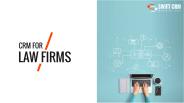 Swift CRM - A CRM for Law Firms
