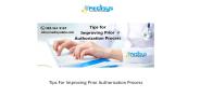 Tips For Improving Prior Authorization Process