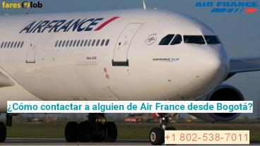 ¿cómo llamar a air france?