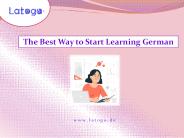 LatogoGerman Language Course Enrolling for Different Levels