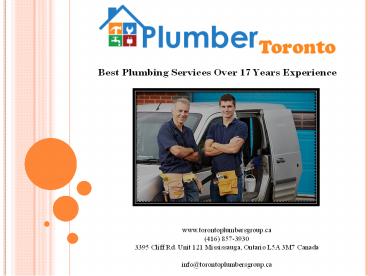 Toronto Plumbers Group- Toronto, ON,Canada