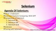 Selenium Testing Online Training - Nareshit