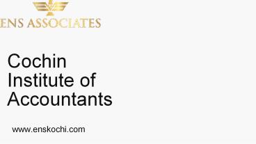 Best Cochin Institute of accountants