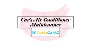 Car’s Air Conditioner Maintenance