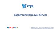 Background removal service