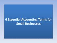 6 Essential Accounting Terms for Small Businesses