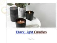 Black Light Candle - Soy Wax Melts