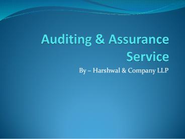 Top-Rated Auditing & Assurance Service Provider – HCLLP