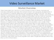Video Surveillance Market Report