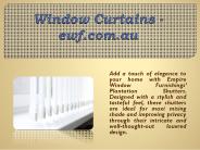 Window Curtains - ewf.com.au