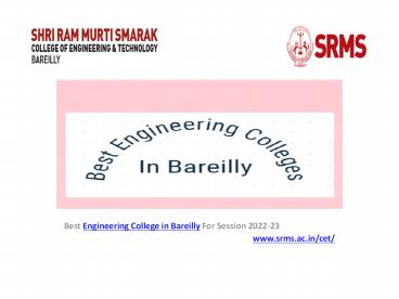 Apply For Session 2022-23 in Best Engineering College in Bareilly