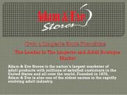 Own a Lingerie Store Franchise