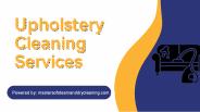 Upholstery Cleaning Services