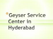 Geyser Service Center in Hyderabad