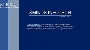Xminds Infotech - Best App Development Company