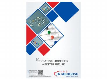 JK MEDIRISE Disposable Medical Devices