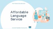 Affordable Language Service