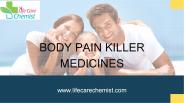 Body Pain Killer Medicines