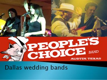 Dallas wedding bands