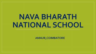 CBSE schools in Coimbatore with hostel facilities - admission