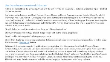 presentation player overlay