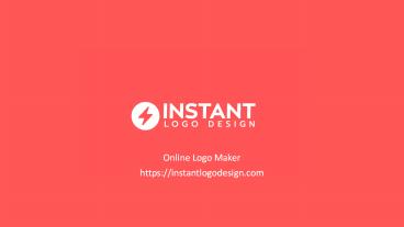 Online Logo Maker InstantLogo