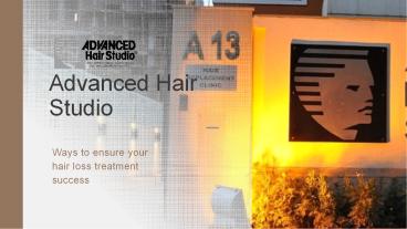 Ensure the success of hair loss treatment in Dubai | AHS