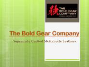 Supremely Crafted Motorcycle Leathers