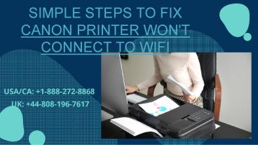 Guide To Fix Canon Printer Not Connecting To Wifi Error (1)