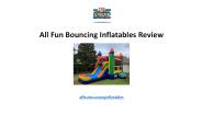 All Fun Bouncing Inflatables Review