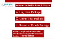 Hajj Tour Package 2022