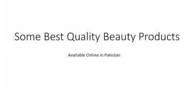 Best Beauty Products in Pakistan (1)