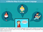 4 Effective Ways To Learn Spanish Language